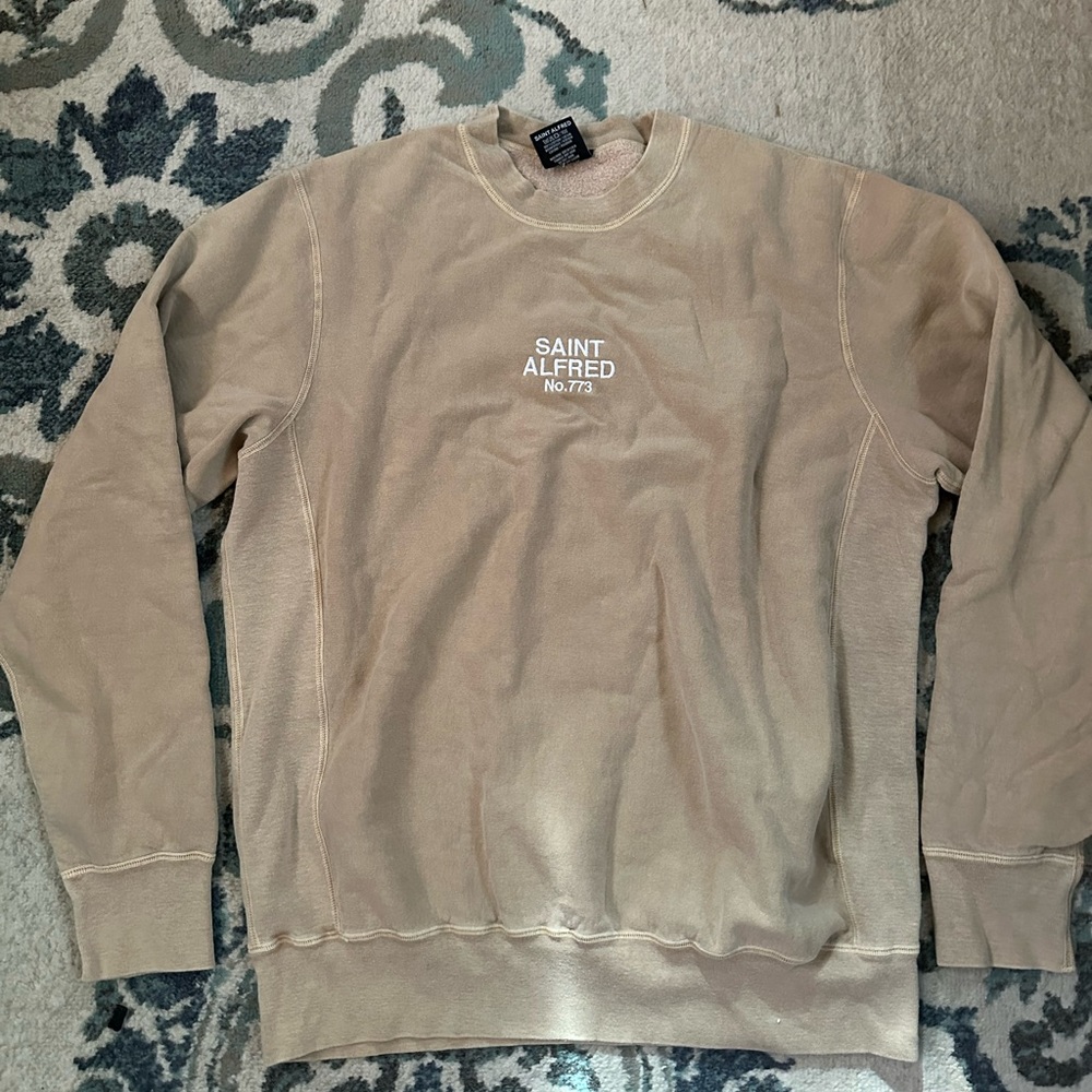 Saint Alfred No. 773 Tan Sweatshirt size L